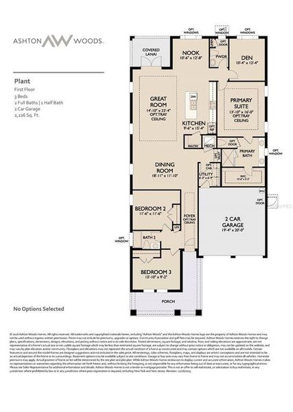 2D floor plan layout of this home in Ardisia Park, New Smyrna Beach, FL (Image 5).