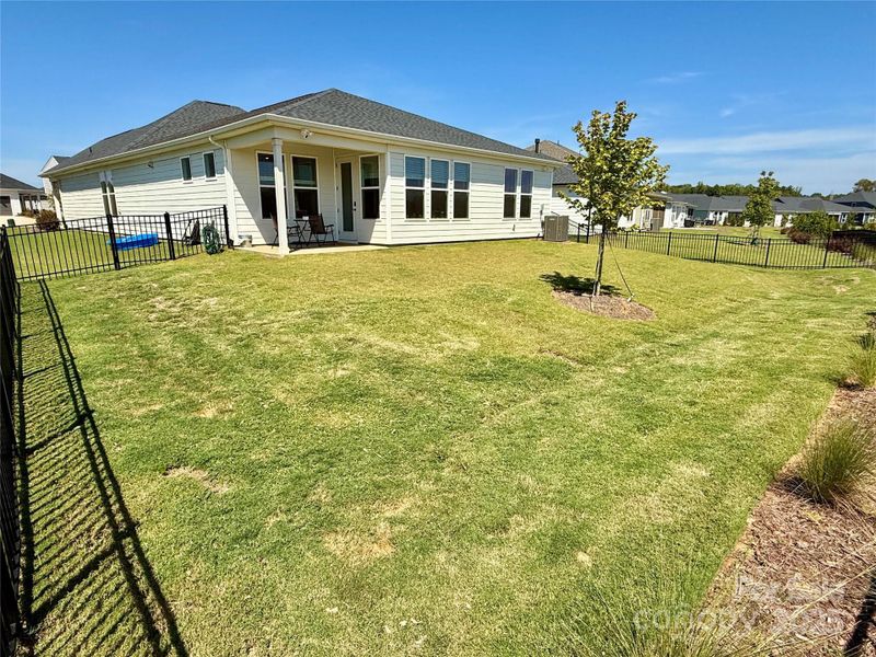 Large Yard with Covered Rear Porch