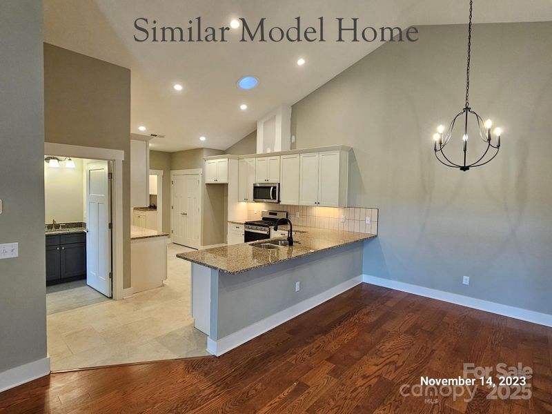 Furnished interior view inside a new home in , Candler (Image 3).