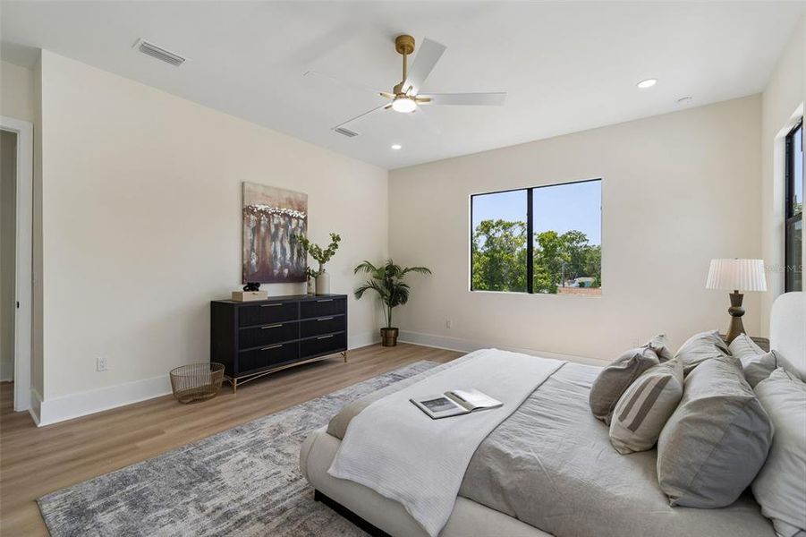 Furnished interior view inside a new home in , Tampa (Image 35). Furnished interior view inside a new home in , Tampa (Image 35).