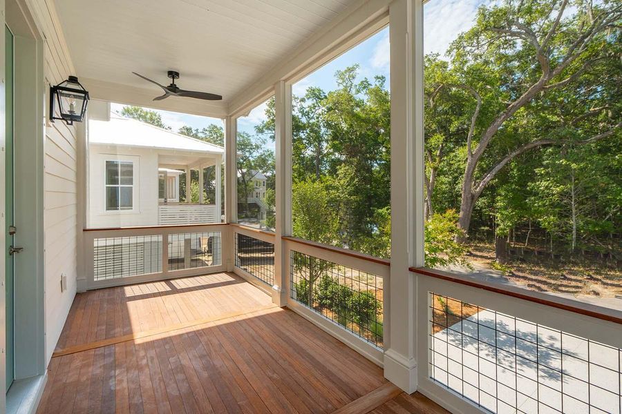 Exterior details and patio area of a home in , Johns Island (Image 4).