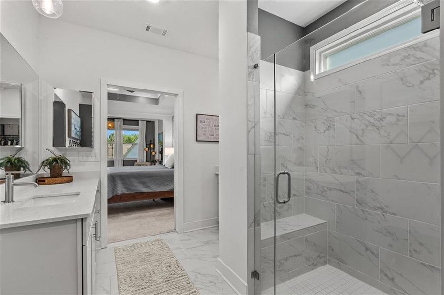 Furnished interior view inside a new home in , Canton (Image 54).