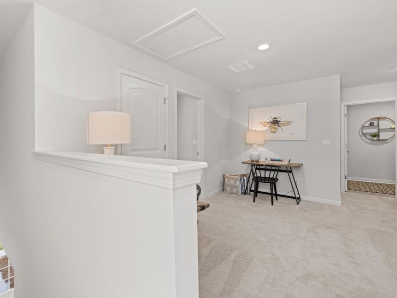 Furnished interior view inside a new home in Lost Creek, Dallas (Image 31).