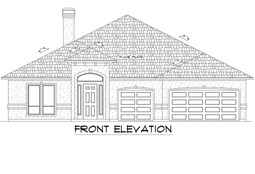 Representative rendering of the exterior for the The Pennington by Whitestone Custom Homes (Image 2).