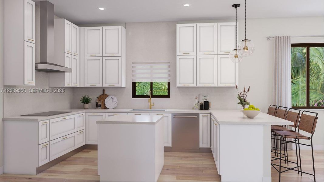 Furnished interior view inside a new home in Parkland Royale, Parkland (Image 3).