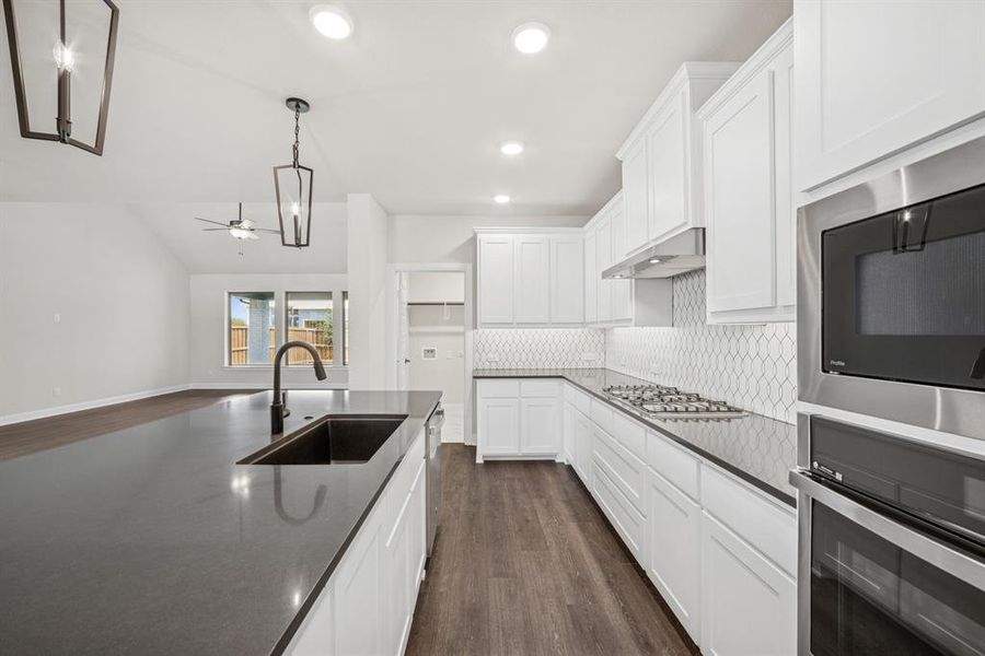 Furnished interior view inside a new home in Karis - Village Series, Crowley (Image 10). Furnished interior view inside a new home in Karis - Village Series, Crowley (Image 10).