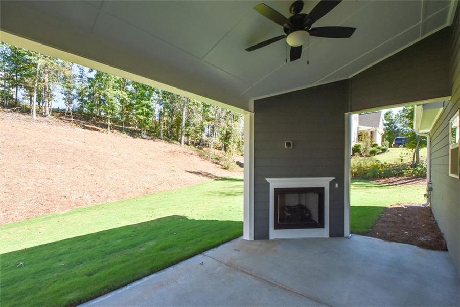 Exterior details and patio area of a home in , Cumming (Image 30). Exterior details and patio area of a home in , Cumming (Image 30).