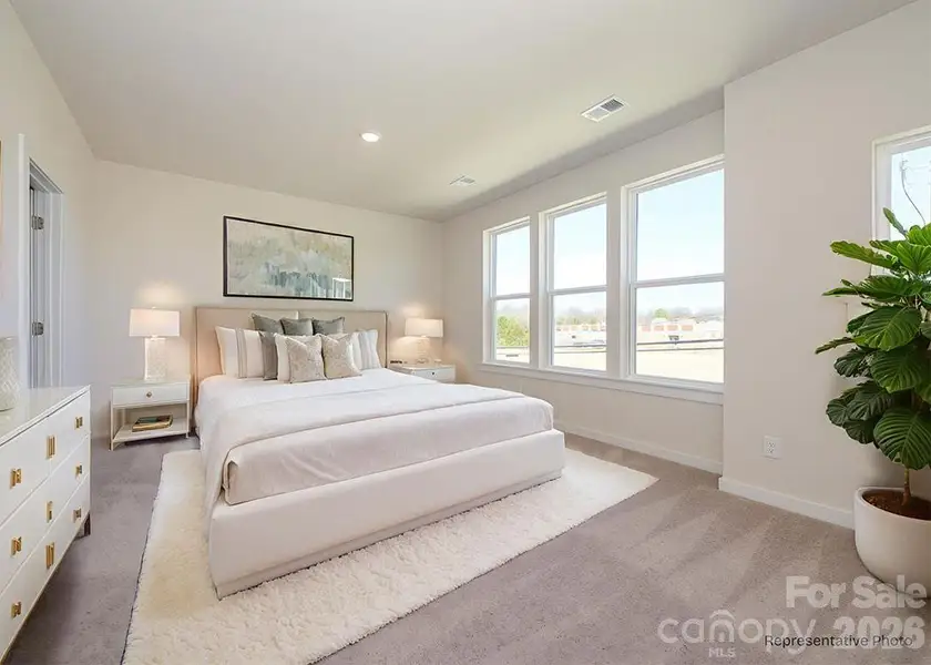 Furnished interior view inside a new home in Central Living at Craig, Charlotte (Image 4).