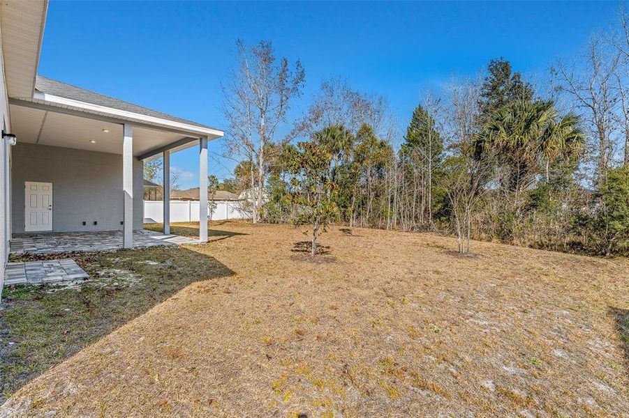 Exterior details and patio area of a home in , Palm Coast (Image 24). Exterior details and patio area of a home in , Palm Coast (Image 24).