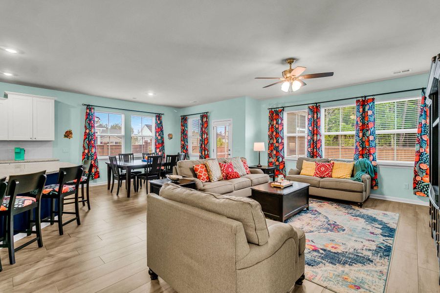 Furnished interior view inside a new home in Heron's Walk at Summers Corner, Summerville (Image 13).