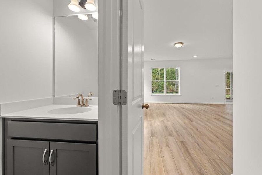 Furnished interior view inside a new home in Parker's Preserve, Ridgeville (Image 7). Furnished interior view inside a new home in Parker's Preserve, Ridgeville (Image 7).