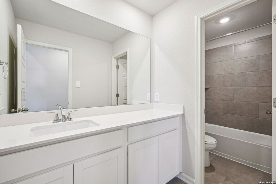 Furnished interior view inside a new home in Remington Ranch, San Antonio (Image 14). Furnished interior view inside a new home in Remington Ranch, San Antonio (Image 14).