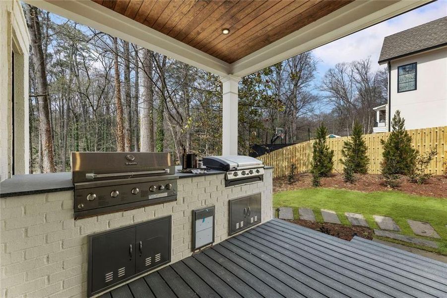 Exterior details and patio area of a home in , Sandy Springs (Image 27). Exterior details and patio area of a home in , Sandy Springs (Image 27).