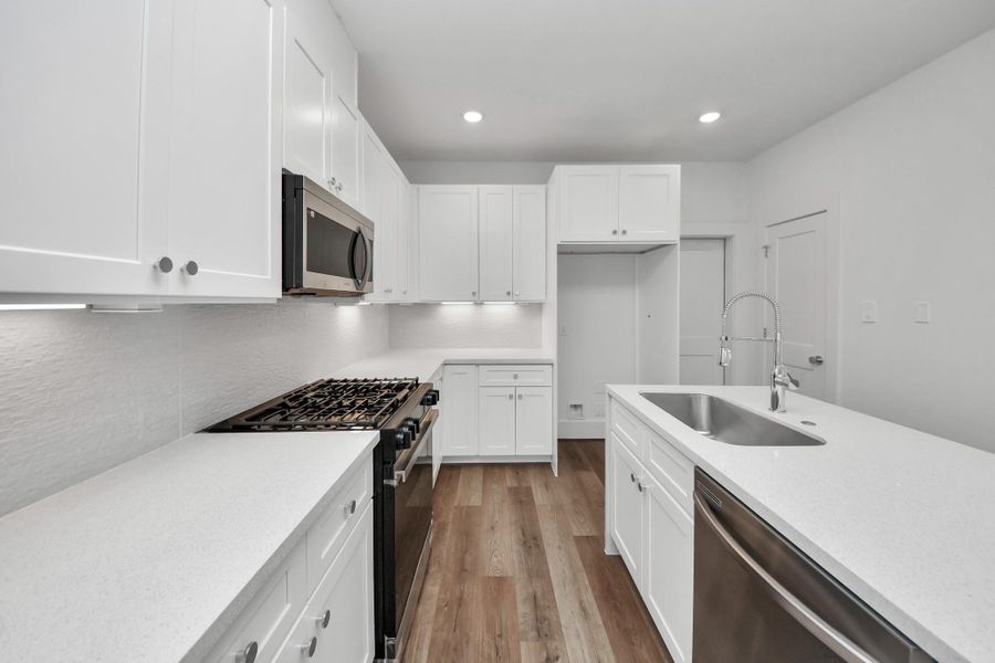 Furnished interior view inside a new home in , Houston (Image 17).