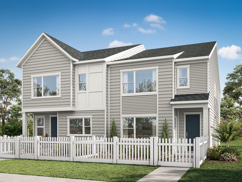 Representative exterior photo of a completed home built from the Avett by Tri Pointe Homes in North Bend, Charlotte, NC (Image 2). Representative exterior photo of a completed home built from the Avett by Tri Pointe Homes in North Bend, Charlotte, NC (Image 2).