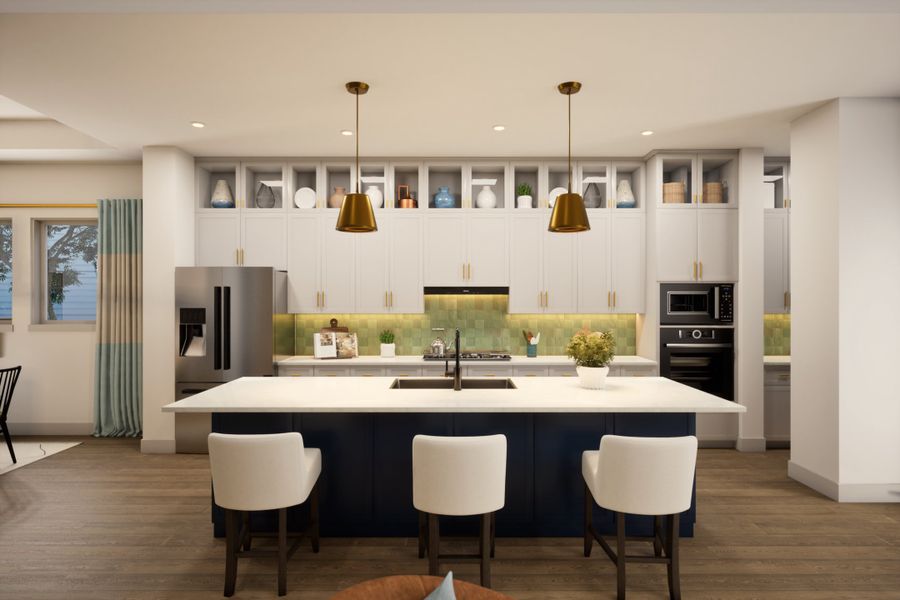 The Zinnia - Optional Cooktop Kitchen