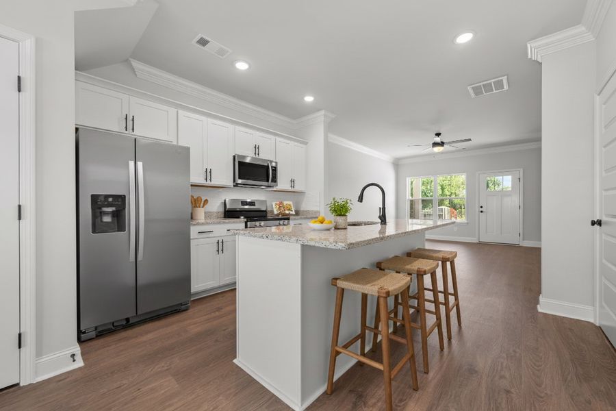 Furnished interior view inside a new home in Saddlebrook, Murfreesboro (Image 4).