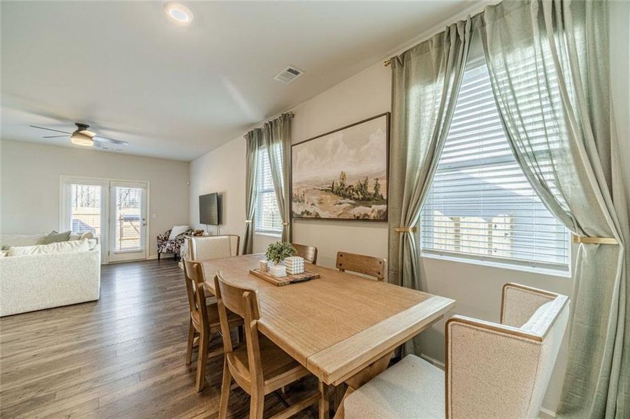 Furnished interior view inside a new home in , Dawsonville (Image 15).