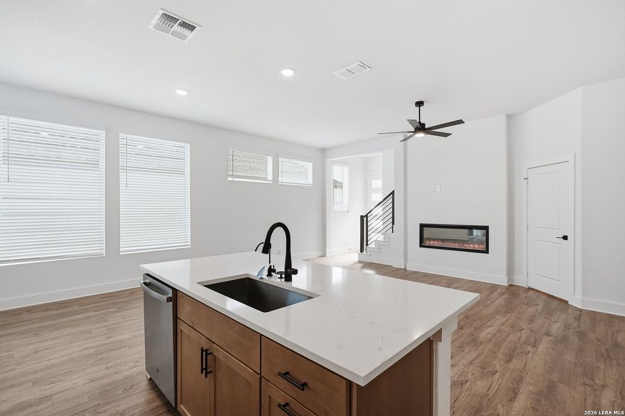 Furnished interior view inside a new home in Prominence, San Antonio (Image 7).