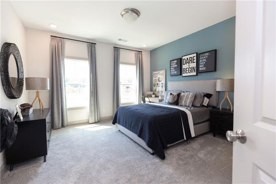 Furnished interior view inside a new home in Waterhaven Single Family, Cumming (Image 9).