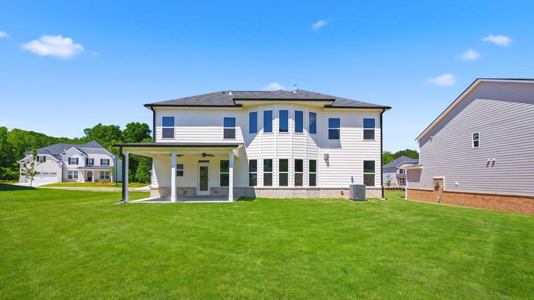 Exterior details and patio area of a home in The Gates at Pates Creek, Hampton (Image 2).