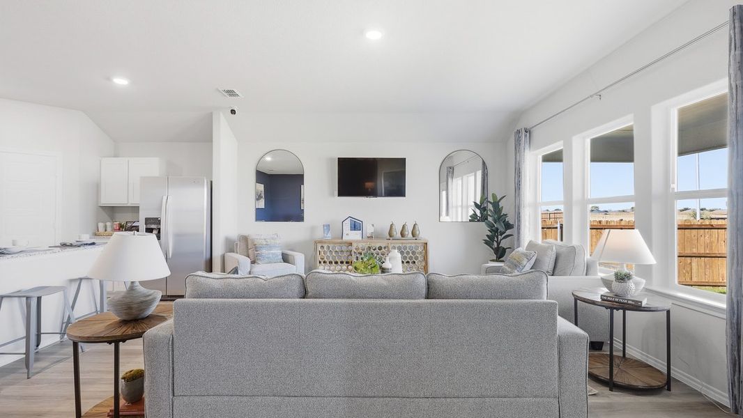 Furnished interior view inside a new home in Longhorn Estates, Fort Worth (Image 5).