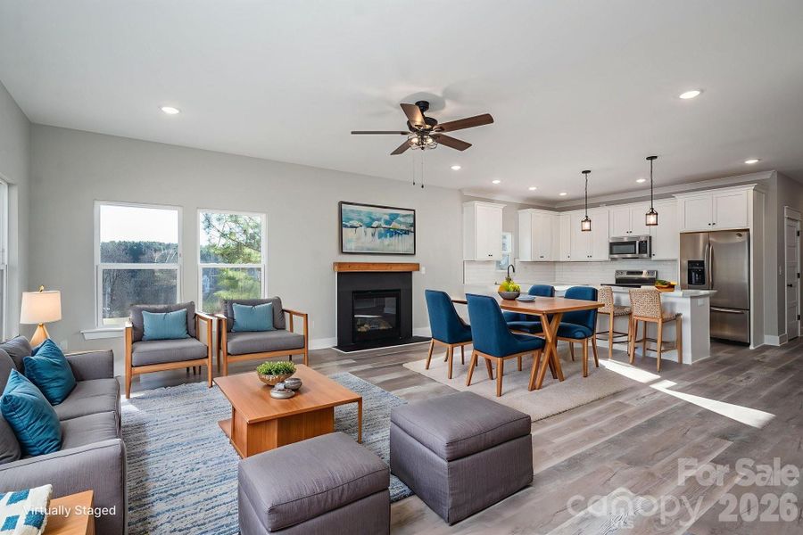 Furnished interior view inside a new home in , Denver (Image 14).