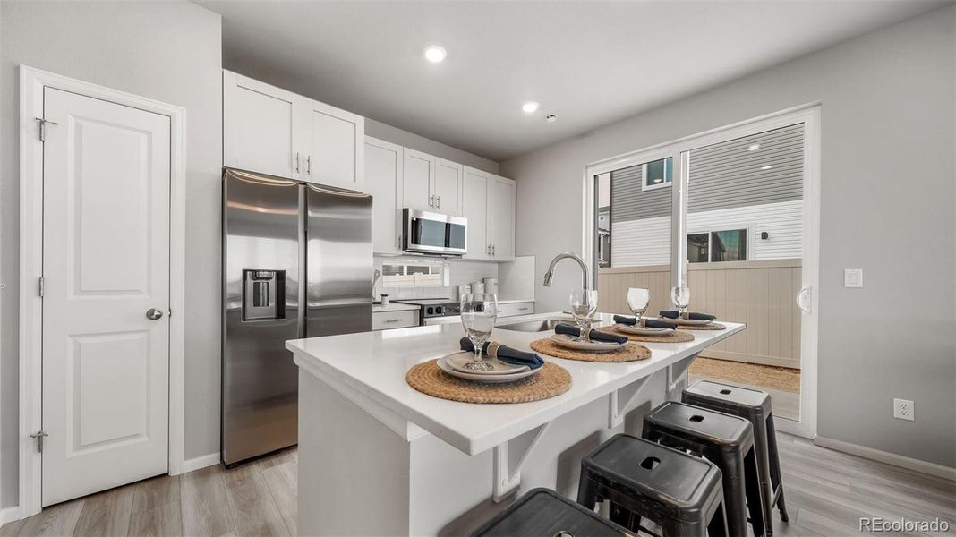 Furnished interior view inside a new home in , Aurora (Image 15).