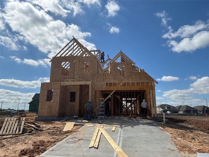 In-progress construction of a new home in Midline, Webster, TX (Image 25). In-progress construction of a new home in Midline, Webster, TX (Image 25).