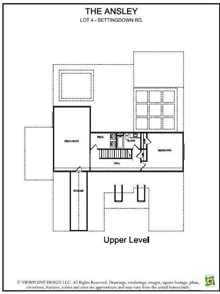 2D floor plan layout of this home in , Cumming, GA (Image 6).