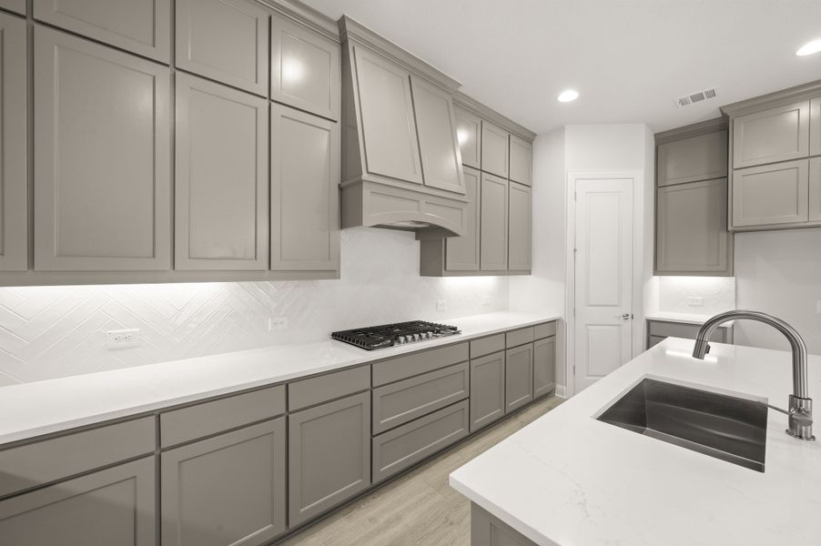 Furnished interior view inside a new home in Bridgewater, Midlothian (Image 8).