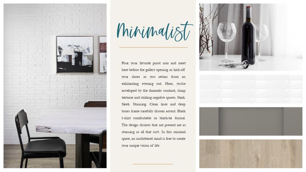 Interior Design Finishes: AW Collection® Minimalist
