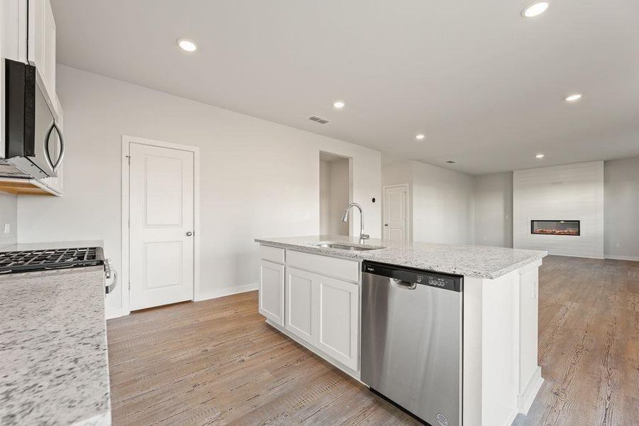 Furnished interior view inside a new home in Reserve at Gum Springs, Jefferson (Image 8).