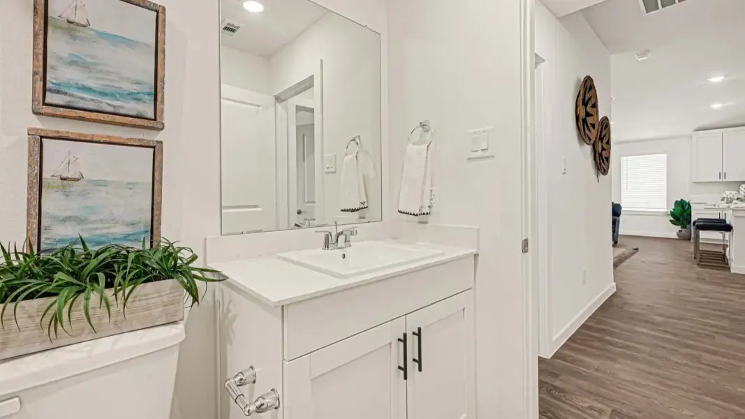 Furnished interior view inside a new home in Holly Ridge, Rosenberg (Image 25).