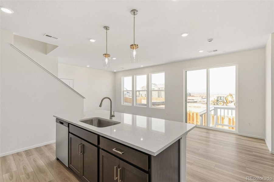 Furnished interior view inside a new home in Turnberry, Commerce City (Image 15).