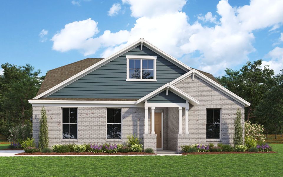 Representative exterior photo of a completed home built from the Prestige by John Wieland in Treymor, Mount Juliet, TN (Image 20).