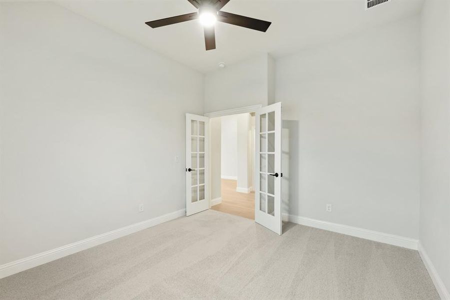 Spacious, unfurnished interior of a new home in Painted Tree Woodland District 50, McKinney (Image 29). Spacious, unfurnished interior of a new home in Painted Tree Woodland District 50, McKinney (Image 29).