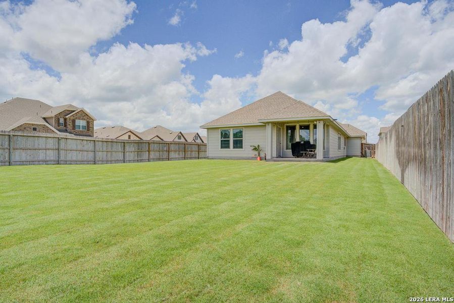 Exterior details and patio area of a home in Megan's Landing, Castroville (Image 26).