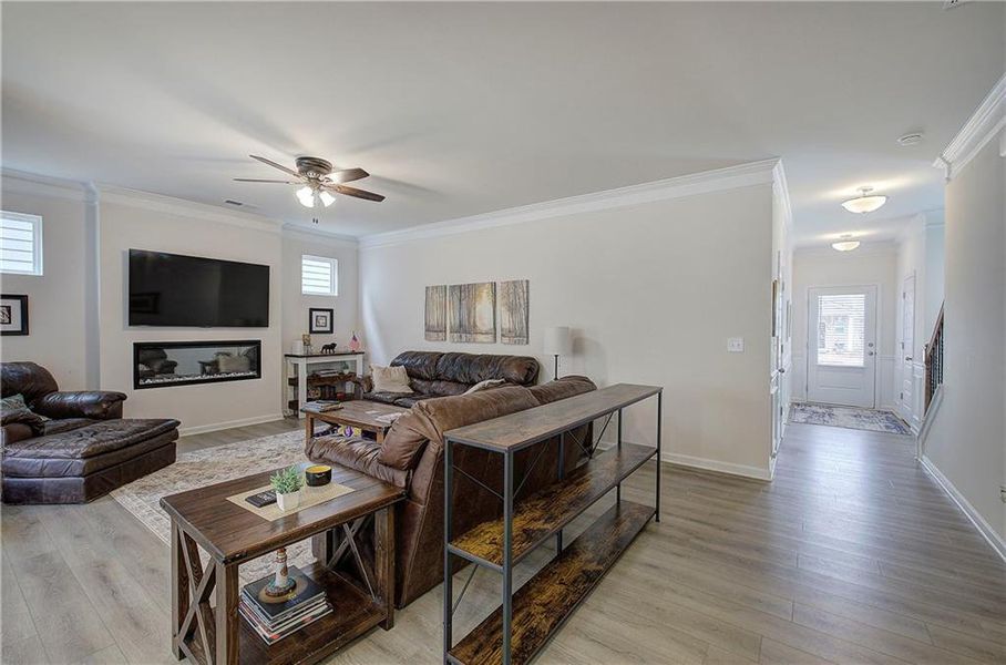 Furnished interior view inside a new home in , Cartersville (Image 35).