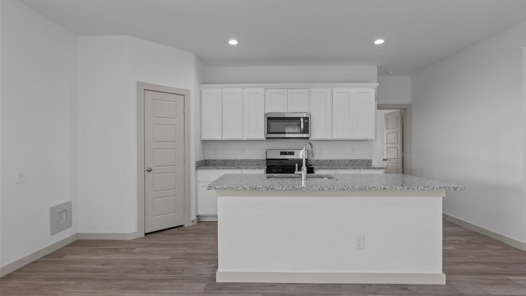 Representative furnished interior of a home built from the The Camden by D.R. Horton in Allen Farms, Lubbock (Image 6). Representative furnished interior of a home built from the The Camden by D.R. Horton in Allen Farms, Lubbock (Image 6).