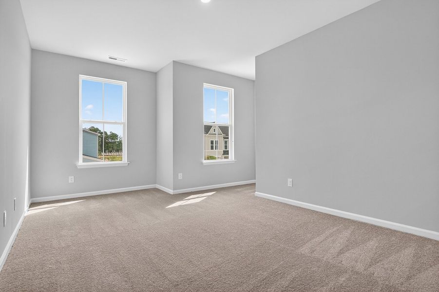 Spacious, unfurnished interior of a new home in Grand Park, Leland (Image 19). Spacious, unfurnished interior of a new home in Grand Park, Leland (Image 19).