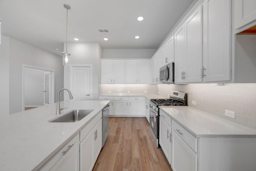 Furnished interior view inside a new home in Austin Point, Richmond (Image 5).