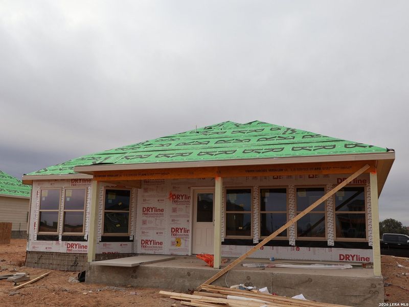 In-progress construction of a new home in Hickory Ridge, Elmendorf, TX (Image 23). In-progress construction of a new home in Hickory Ridge, Elmendorf, TX (Image 23).