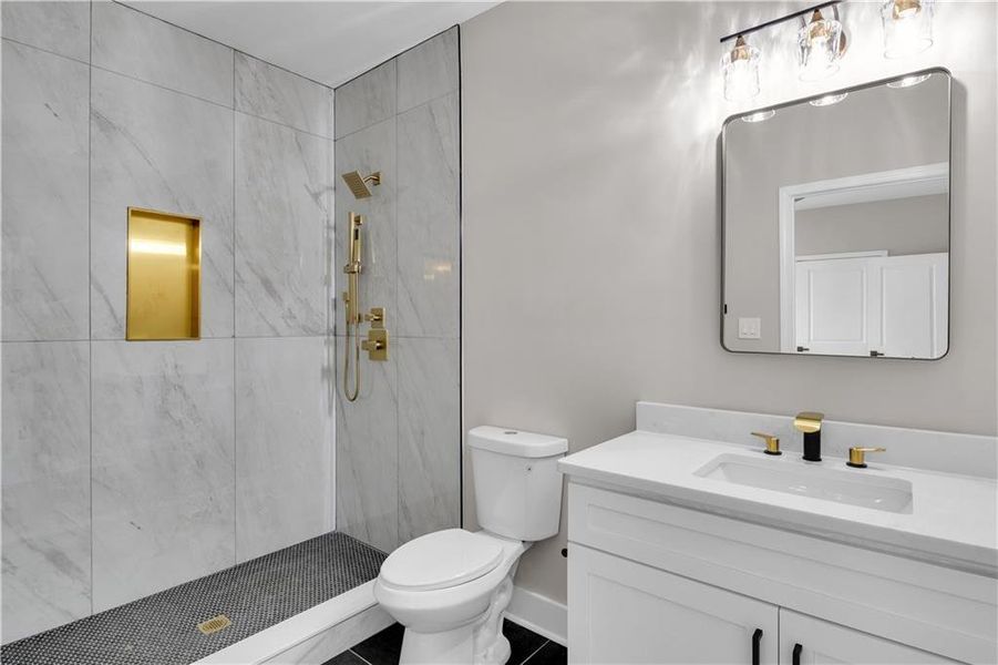 Furnished interior view inside a new home in , Atlanta (Image 14).