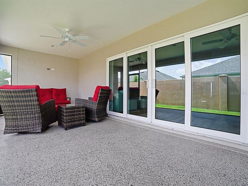 Exterior details and patio area of a home in , The Villages (Image 3). Exterior details and patio area of a home in , The Villages (Image 3).