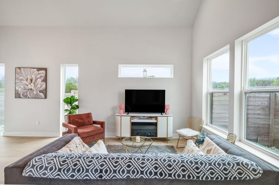 Furnished interior view inside a new home in , Austin (Image 8).