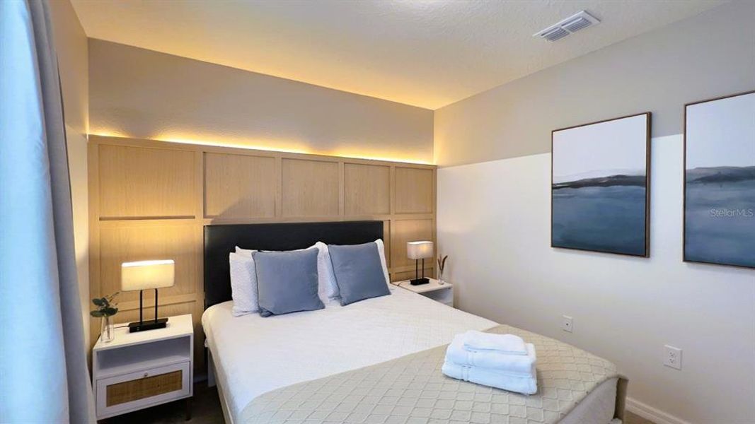 Furnished interior view inside a new home in , Clermont (Image 46).