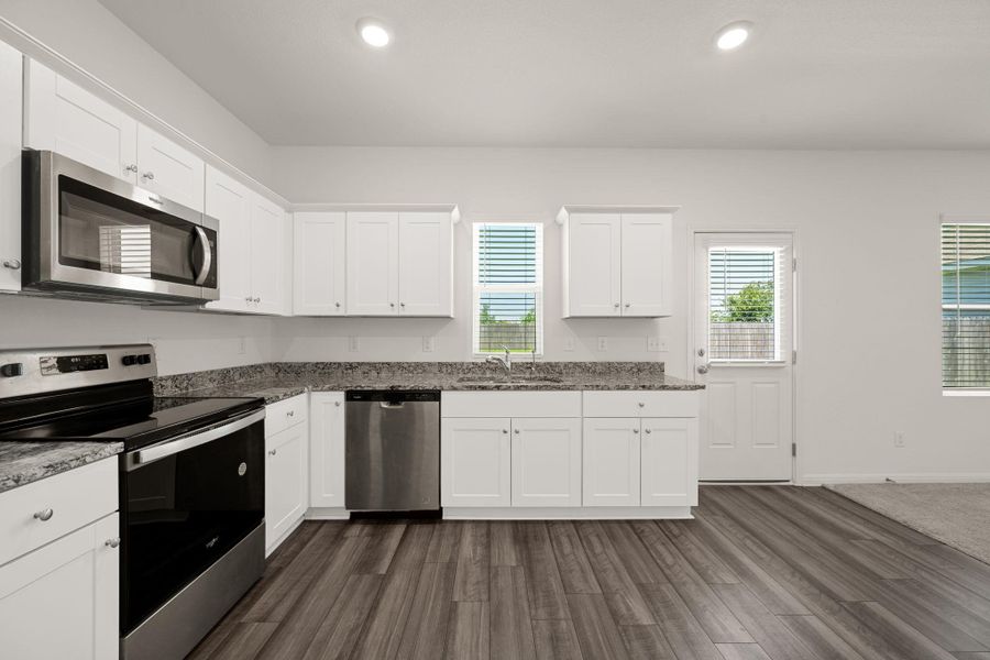 Furnished interior view inside a new home in Cottonwood Farms, Hutto (Image 10). Furnished interior view inside a new home in Cottonwood Farms, Hutto (Image 10).