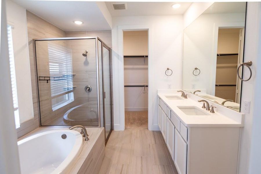 Furnished interior view inside a new home in , Cypress (Image 7).