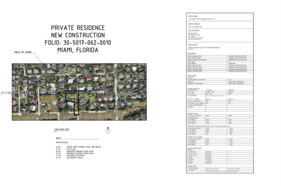 2D floor plan layout of this home in , Miami, FL (Image 3).